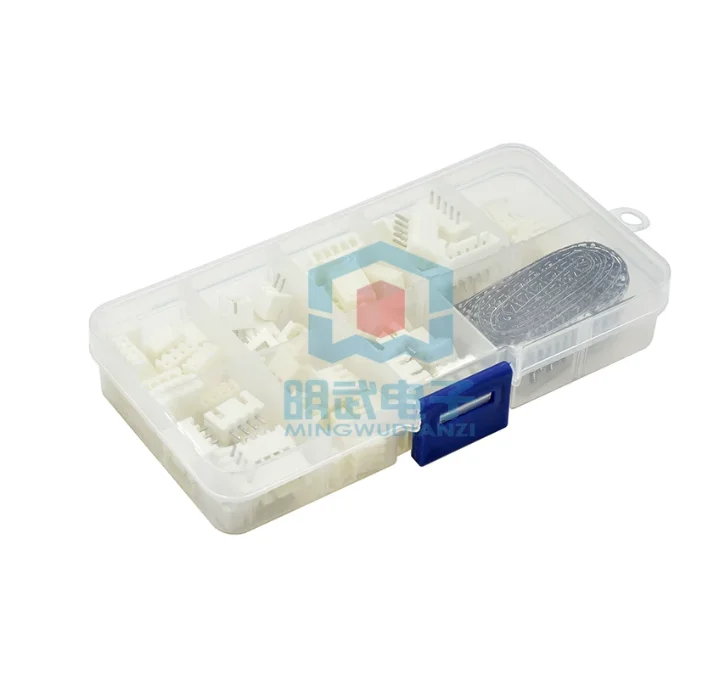 250pcs Housing Connector Wire Cable Adaptor Shell Kits Male And female+Terminal Jst XH-2.54mm 4p 3p 2p Pin Pitch Header