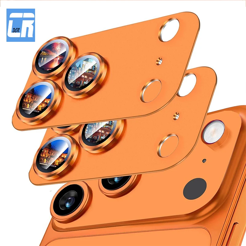 1-2 قطعة AR + AF المعادن حامي الكاميرا الخلفية آيفون 17 برو ماكس 17 برو ثلاثية الأبعاد درع عدسة طبقة رقيقة واقية الزجاج ملحقات الهاتف