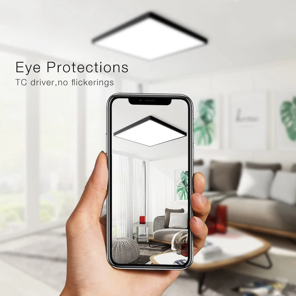 Tuya Smart LED Ceiling Lamp Alexa App Voice Remote Control Square Ceiling Lights For Home Bedroom Living Room Kitchen Lustre