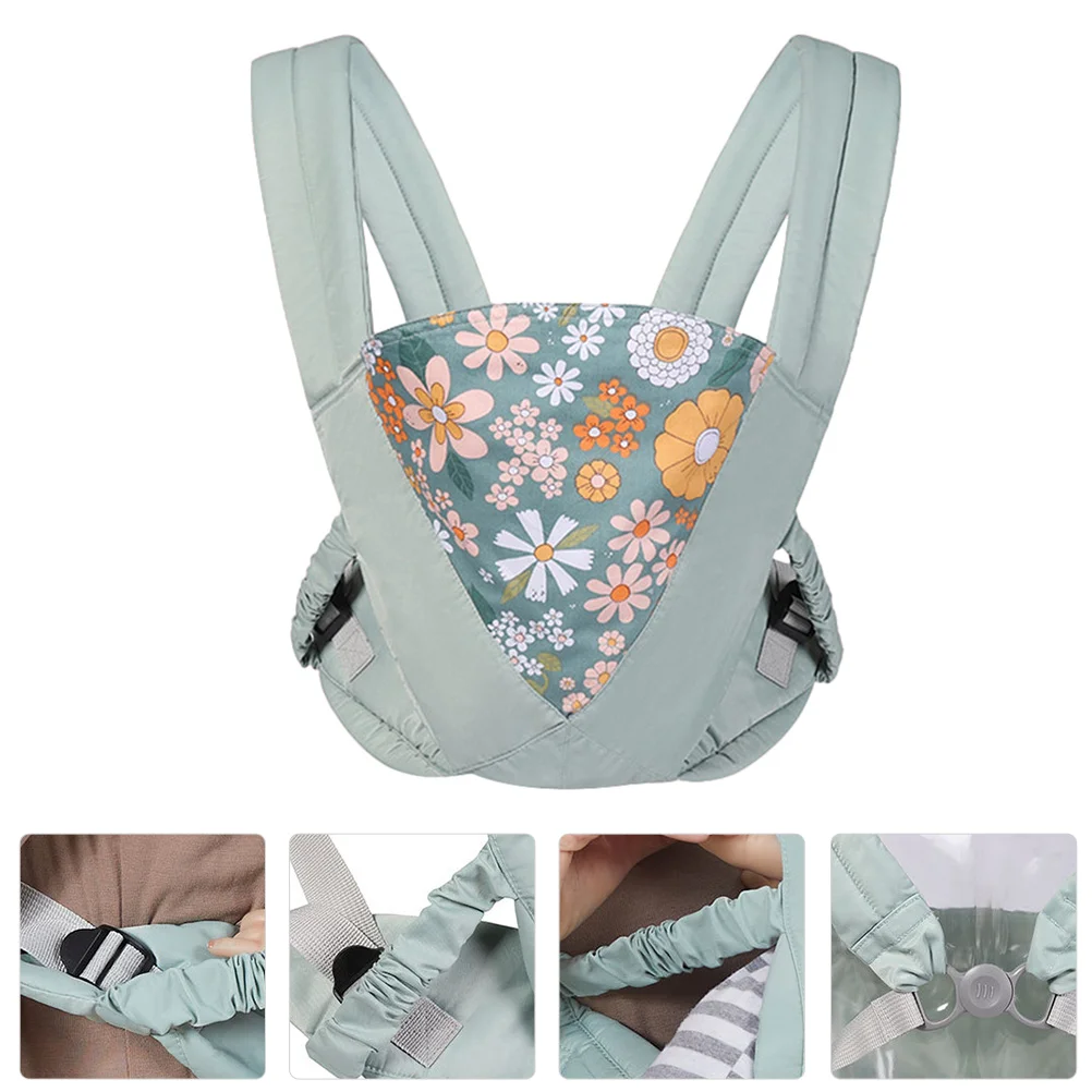 Suspend Baby Carrier Hip Seat Hands-free Multifunction Infant Sling Newborn Carrying Comfortable Green Toddler