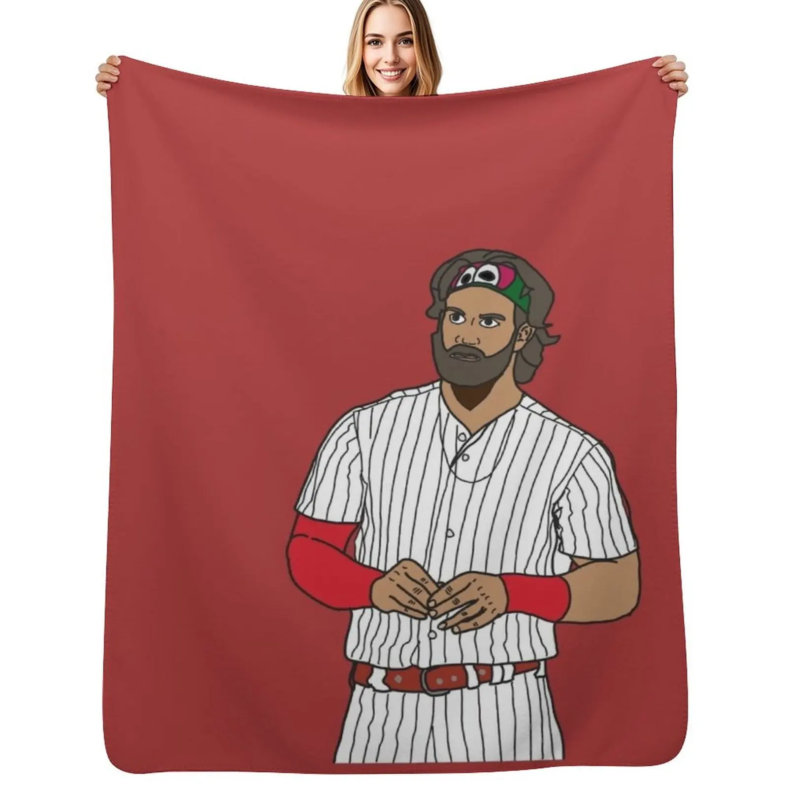 

Bryce Harper Throw Blanket Decorative Soft Throw Blanket for Couch Sofa