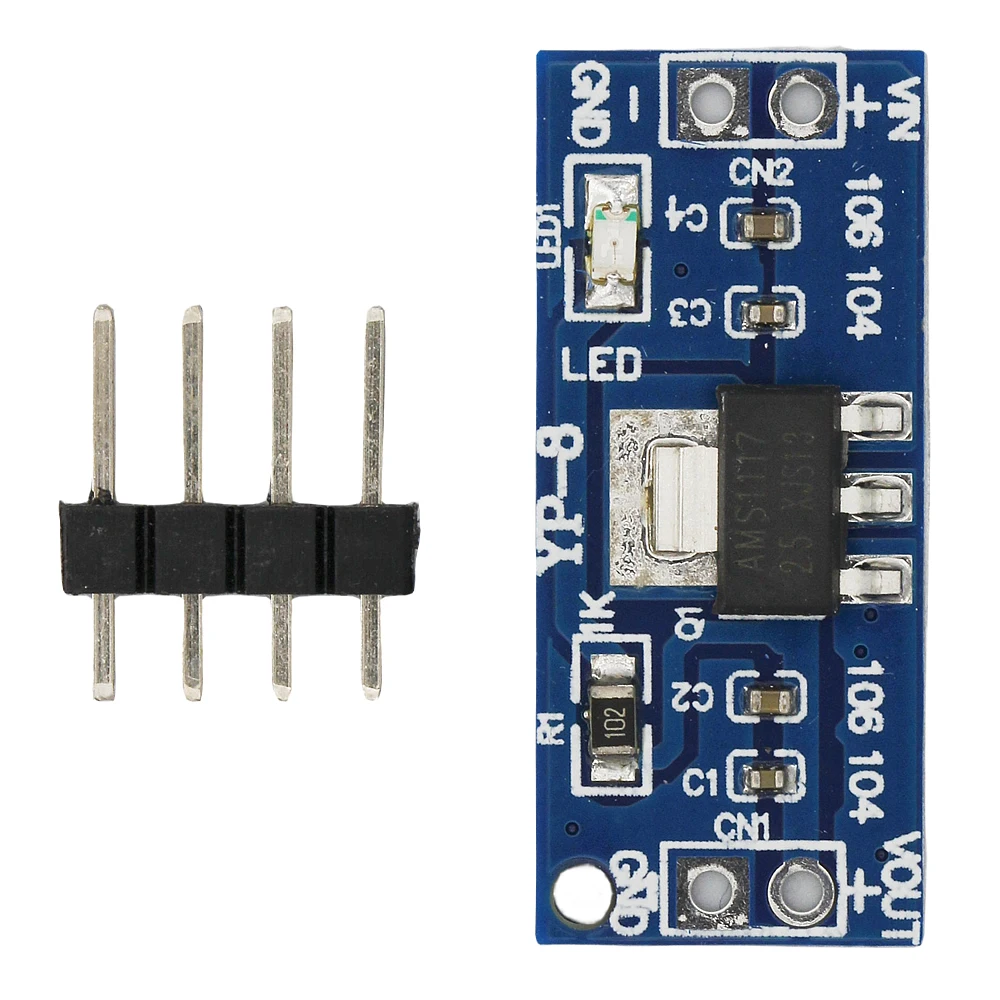 AMS1117 1.2V 1.5V 1.8V 2.5V 3.3V 5V DC-DC Step Down Power Supply Regulator Module for Arduino Bluetooth Raspberry Pi Board