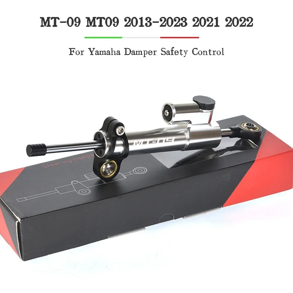 Motorfiets Verstelbare Stuurinrichting Stabiliseren Demper Veiligheidscontrole Beugel Montagekit Voor Yamaha Mt09 MT-09 2013-2023 2021 2022