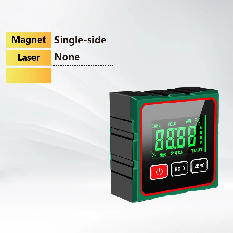 Mini Digital Inclinometer Magnetic Protractor Angle Gauge with Laser Level for Woodworking Metal Fabrication DIY