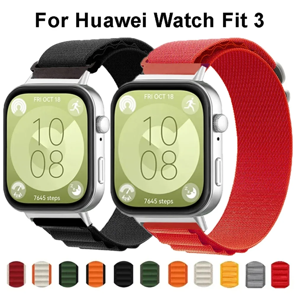 

Sport Nylon Strap For Huawei Watch Fit3 Alpine Loop Band Watchband Bracelet For Huawei Watch Fit3 Correa Replacement Accessories