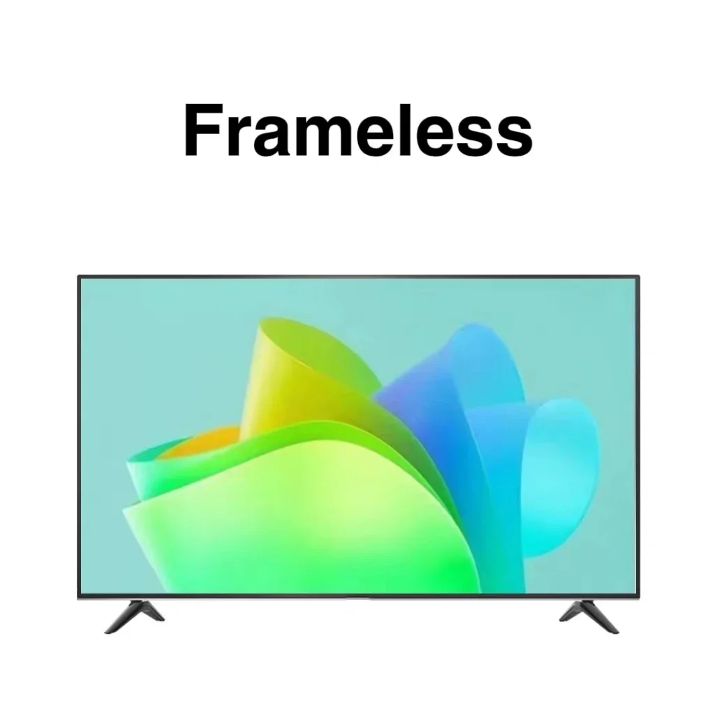 تلفزيون ذكي 65 75 85 100 بوصة أمامي مزدوج زجاجي عالي الجودة 65 بوصة رفيع 4k تلفزيون LED عالي الدقة #4