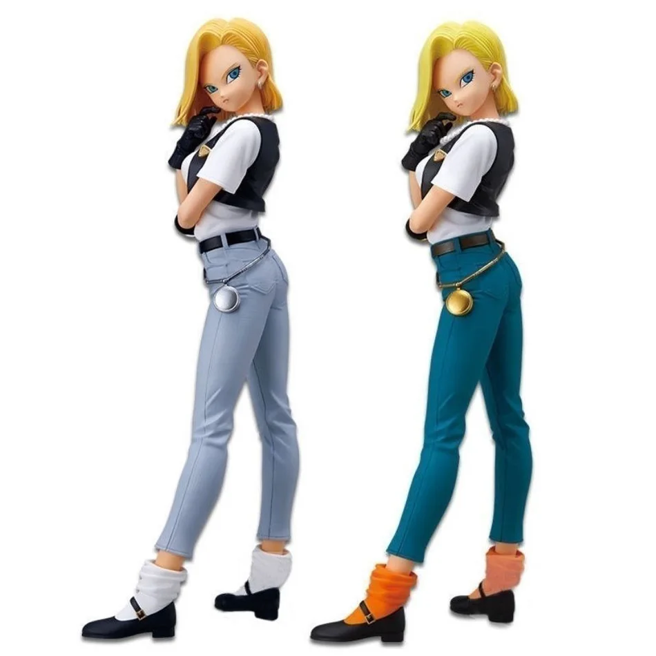 25cm Dragon Ball Z Lazuli Android 18 Anime Doll Action Figure Pvc Toys Collection Figures For Friends Gifts