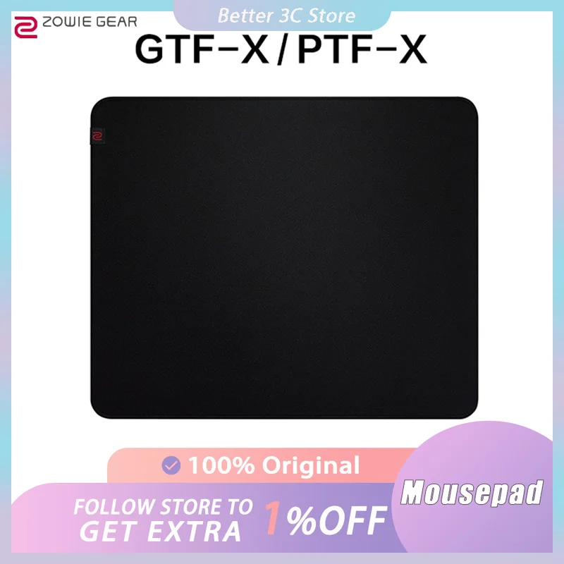 

ZOWIE GEAR GTF-X/PTF-X Gaming Mousepad Matt Surface 3.5mm Thickness Waterproof Mousepad E-sports PC Gamer Accessories Office