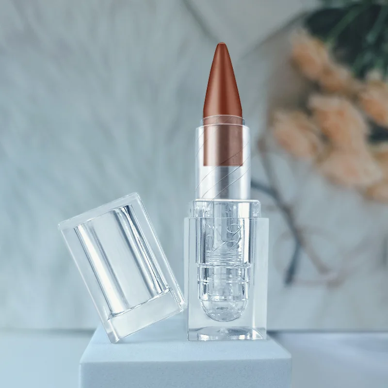 Rossetto opaco con penna per labbra e rossetto nudo a 5 colori, tonalità bacche antiaderenti impermeabili e di lunga durata per tutti i tipi di pelle