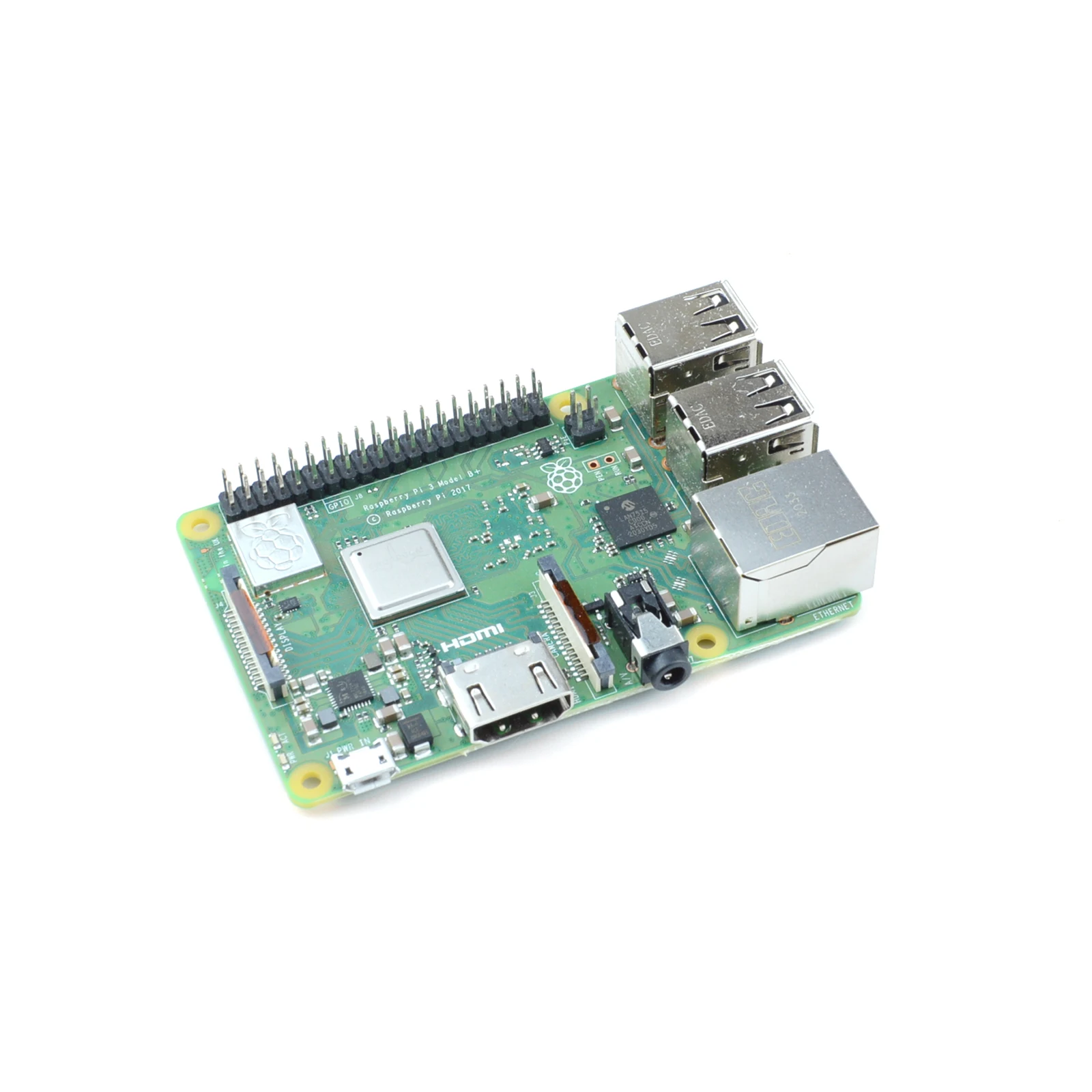 Imagem -06 - Raspberry pi Modelo b 3b Mais Placa de Desenvolvimento Novo Chip Cpu Core 1.4ghz Ram 1ghz 2.4g e 5g Wifi Bluetooth 4.2 Original