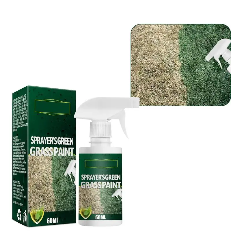 

Green Grass Spray Household Seeding System Liquid Lawn Paint Repair Green Lawn Grass Greening Agent Garden Lawn Seeding Liquid