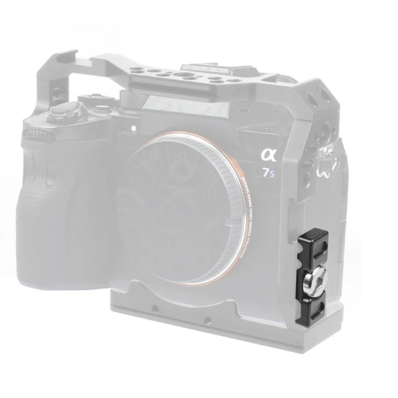 أسود الألومنيوم كابل المشبك مدير الكابلات لقفص الكاميرا وقوس الضوء