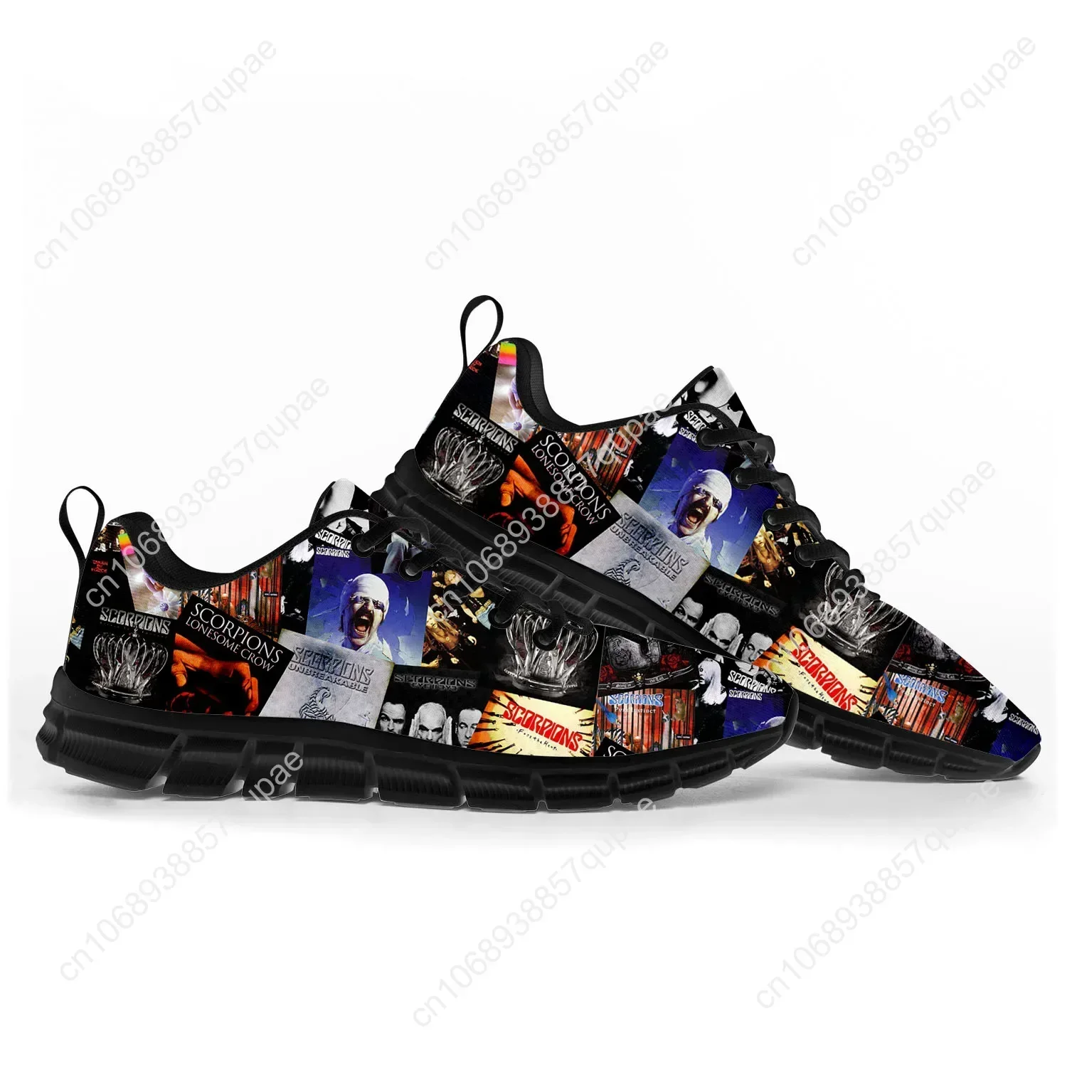 Scorpions Metal Rock Band Pop Sports Shoes Mens Womens Teenager Sneakers Casual Custom High Quality Couple Shoes