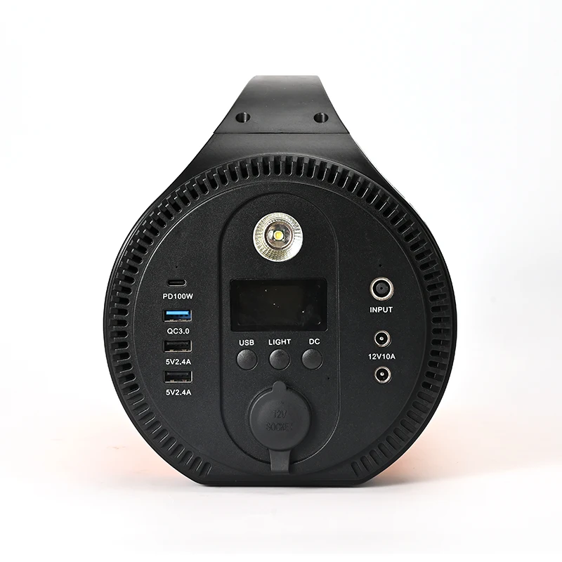 Przenośna stacja zasilania 500W z akumulatorem LiFePO4, 432Wh, podwójna żywotność, przenośna stacja zasilania 120000mAh, bateria kempingowa 220V