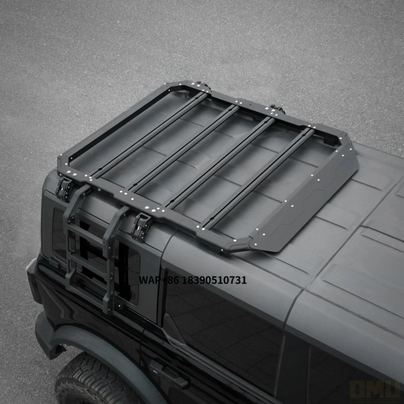 

OMU Genesis Aluminum Roof Rack for Bronco Aluminum Top Luggage Cargo Carrier & Bracket
