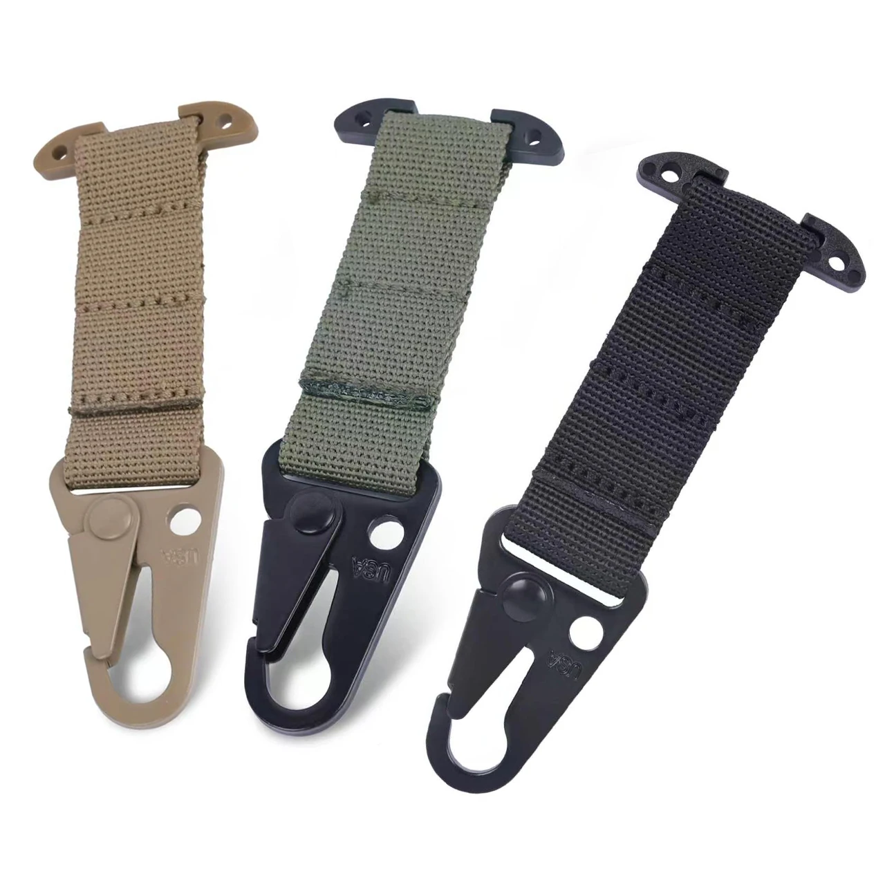 Tactical Clash Hook Hanging Carabiner ICB Molle Webbing Clip Olecranon Outdoor Hunting Vest Cummerbund Metal Belt Accessories