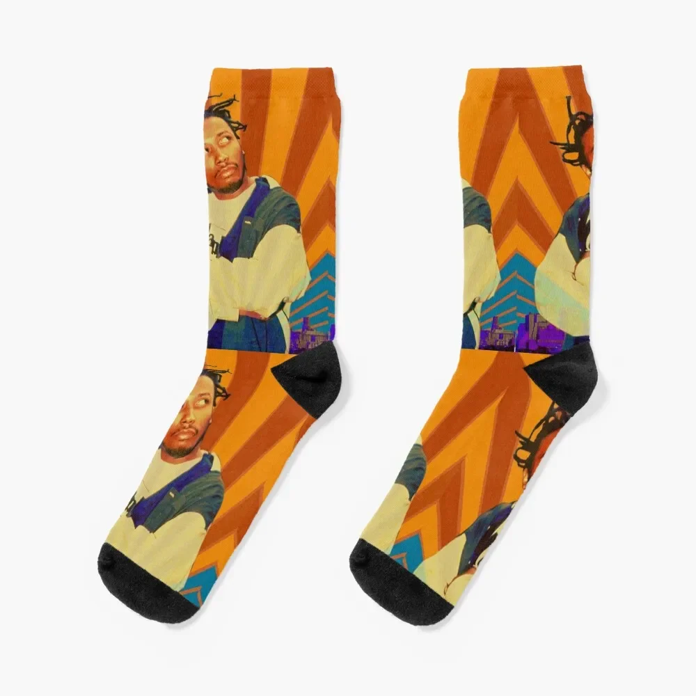 Old Dirty Bastard Brooklyn Sunrise Socks kawaii hiking anti-slip Christmas Socks Men Women's