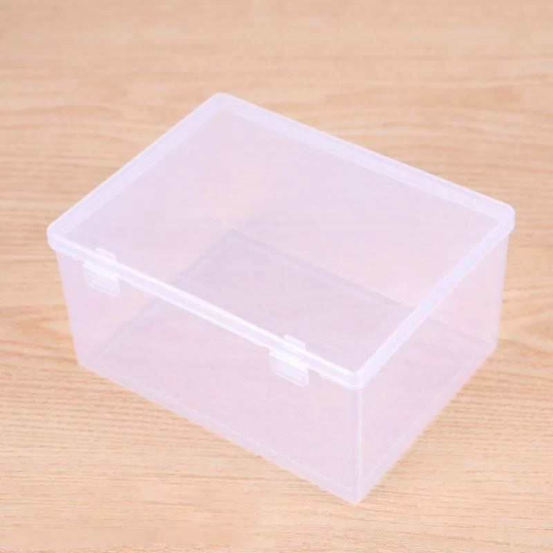 Clear Storage Box for w/ Lids Small Storage-Bins Transparent Organizers for Jewe