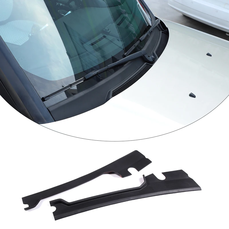 For Land Rover Discovery3 4 LR3 LR4 Black Car Front Windshield Pressed edge panel Wiper Bottom Panel Sticker Car Accessories