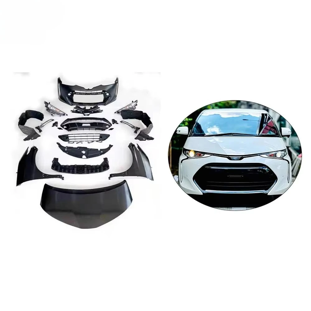 High Quality for to Yot a Previa Estima 2006-2012 Front Bumper Body Kit 100% Upgrade 2016 Models New Condition PP Material