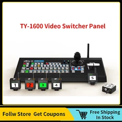 TYSTVideo vMix 1600 Panel Video Switcher with Wireless Tally Light Function for Live Streaming PTZ Remote Control