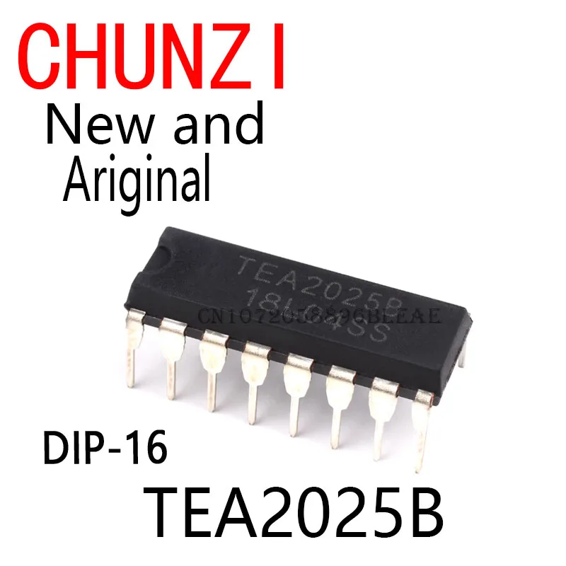 10Pcs New and Original IC TEA2025 2025B DIP-16 TEA2025B