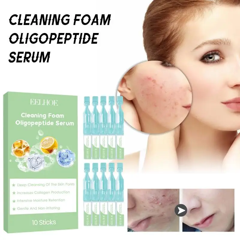 Cleansing Foam Essence Deep Cleansing Oil Control Exfoliating Acne-fighting Gentle Skin Brightening Single Pack Portable