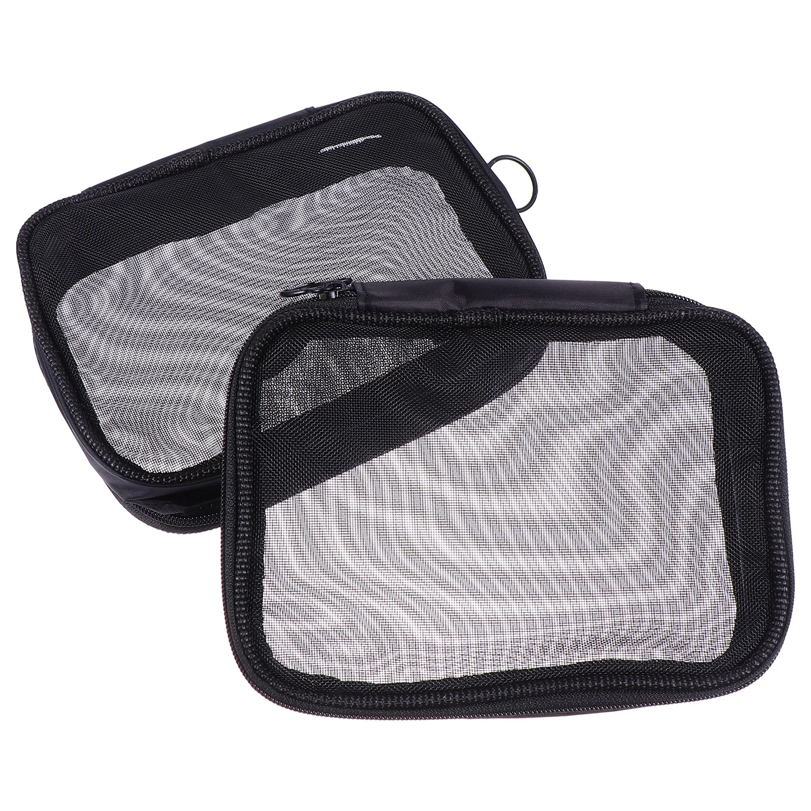 

2Pcs Storage Bags Portable Mesh Toiletry Organizer Travel Pouch Makeup Organizer for Travel Business Trip