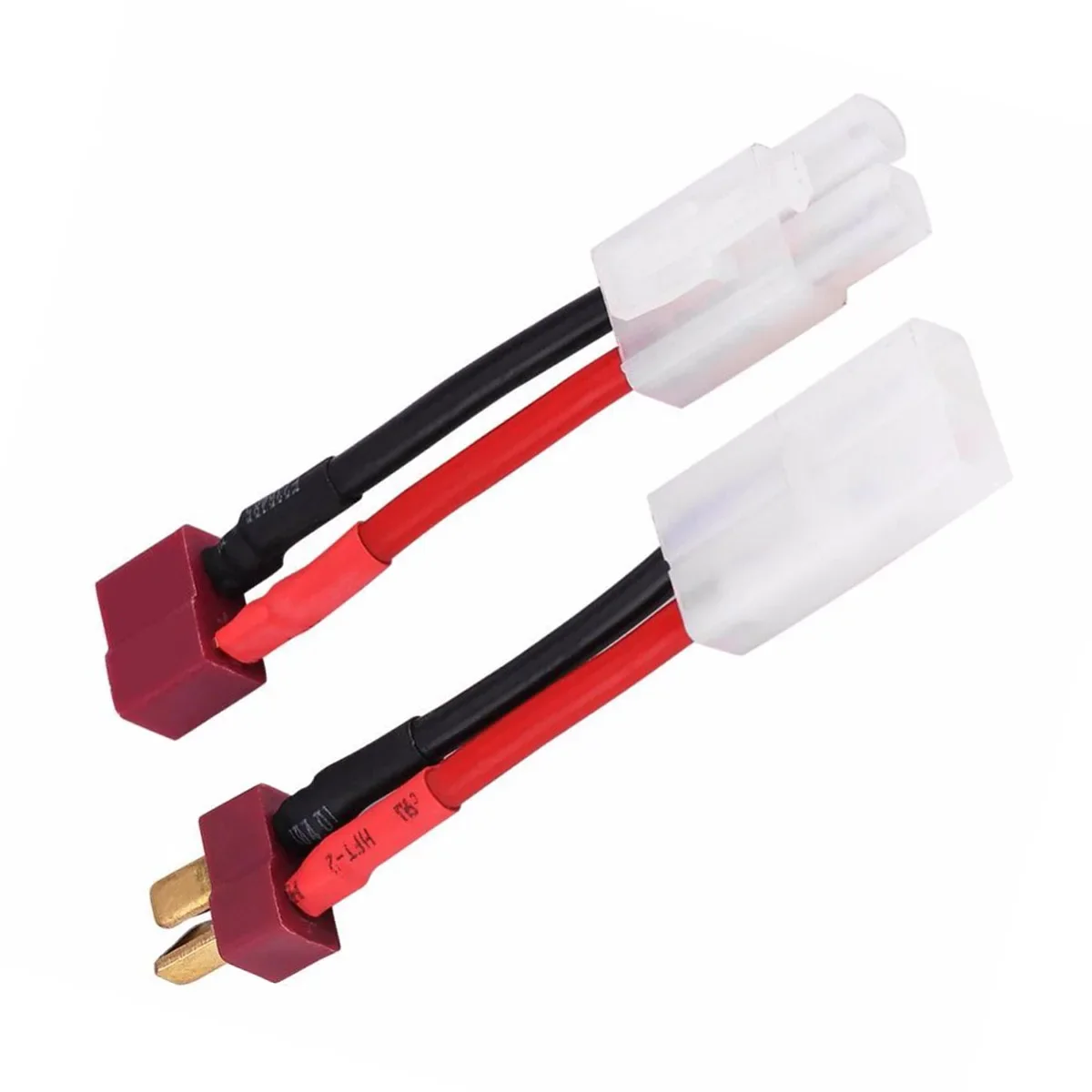 Tamiya to T Plug(Dean\'s Style) Male / Female Cable 14AWG Wire for RC Car Boat HSP Parts ESC Battery FPV Quadcopter Drone