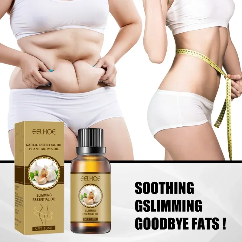 Sdotter New Garlic Slimming Essential Oil Body Massage Shaping Firming Belly Waist Fat Burner Burning Lose Weight Anti Cellulite