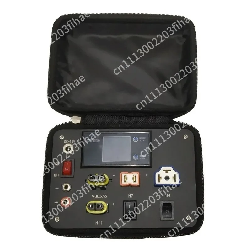 Lamp parameter test box, car modification portable testing instrument 12V portable tester