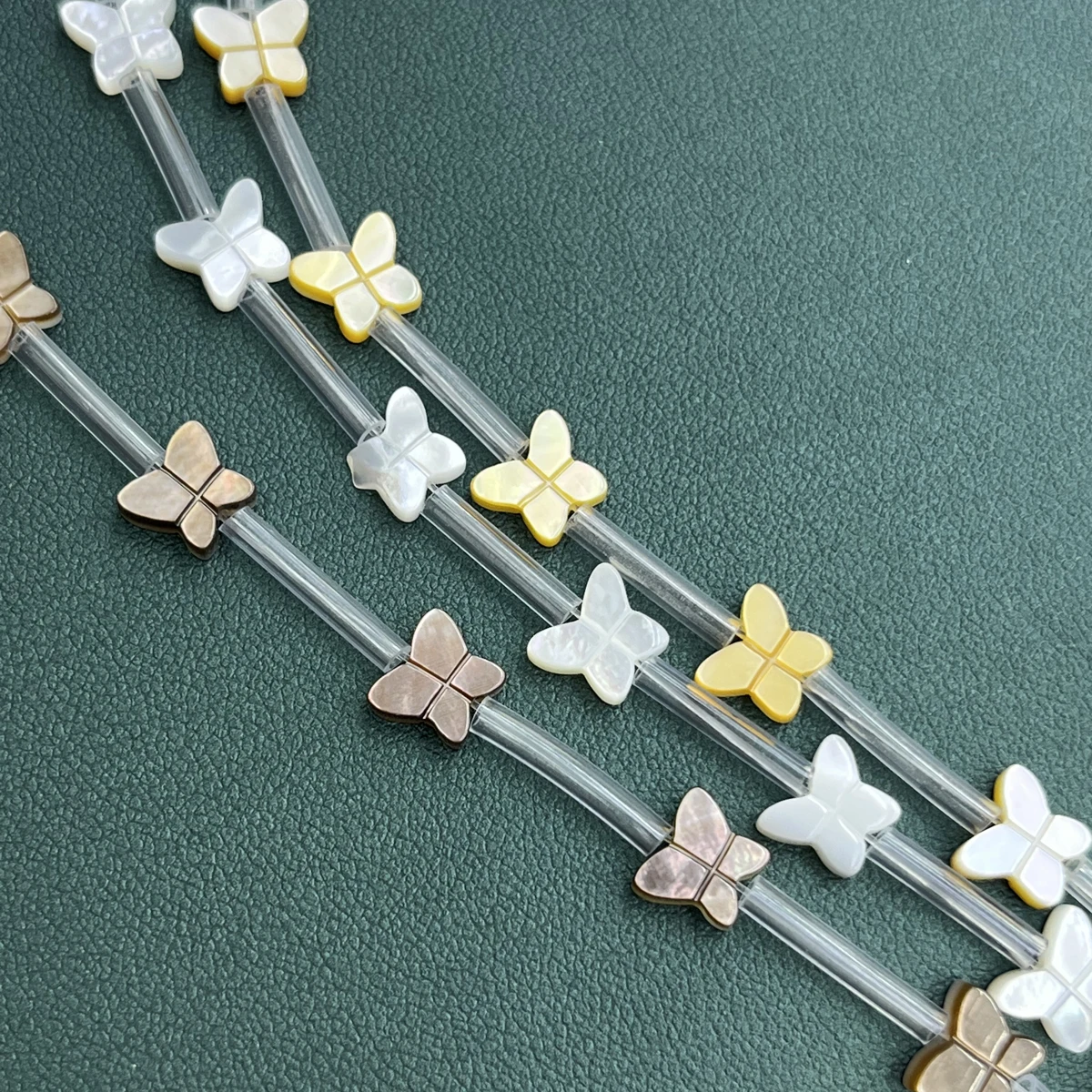 

20Pcs/Strand DIY Butterfly Shell Beads Seawater Shell Loose Beads 7x8mm for Necklace Earrings Jewelry Making Accessories