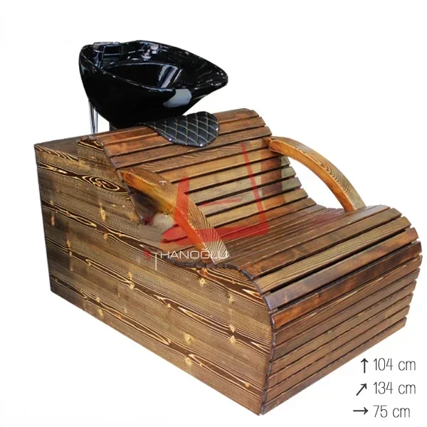 The shampoo chair and shampoo bed are high-quality salon furniture in the shampoo chair salon