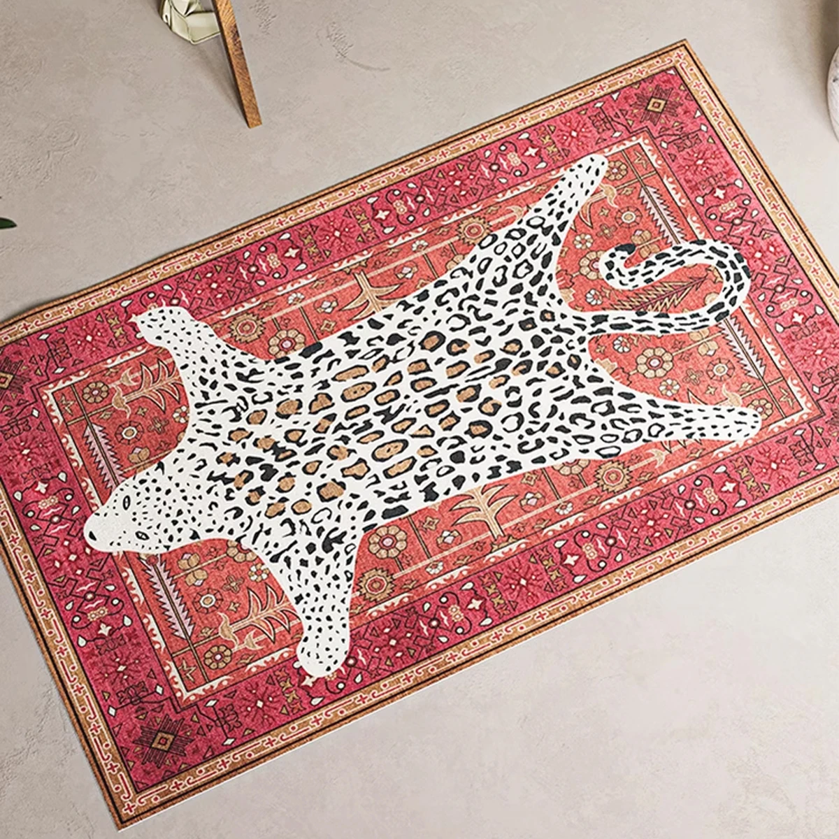 Living Room Carpet Home Decoration Moroccan Rug Ethnic Floor Mat Large Bedroom Soft Non-slip Machine Washable ковер в гостиную