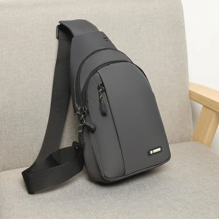 

Men's Faion Casual Portable Crossbody Chest Bag Leisure Nylon Foldable Single oulder Bag New Sle Digou Soft Bag