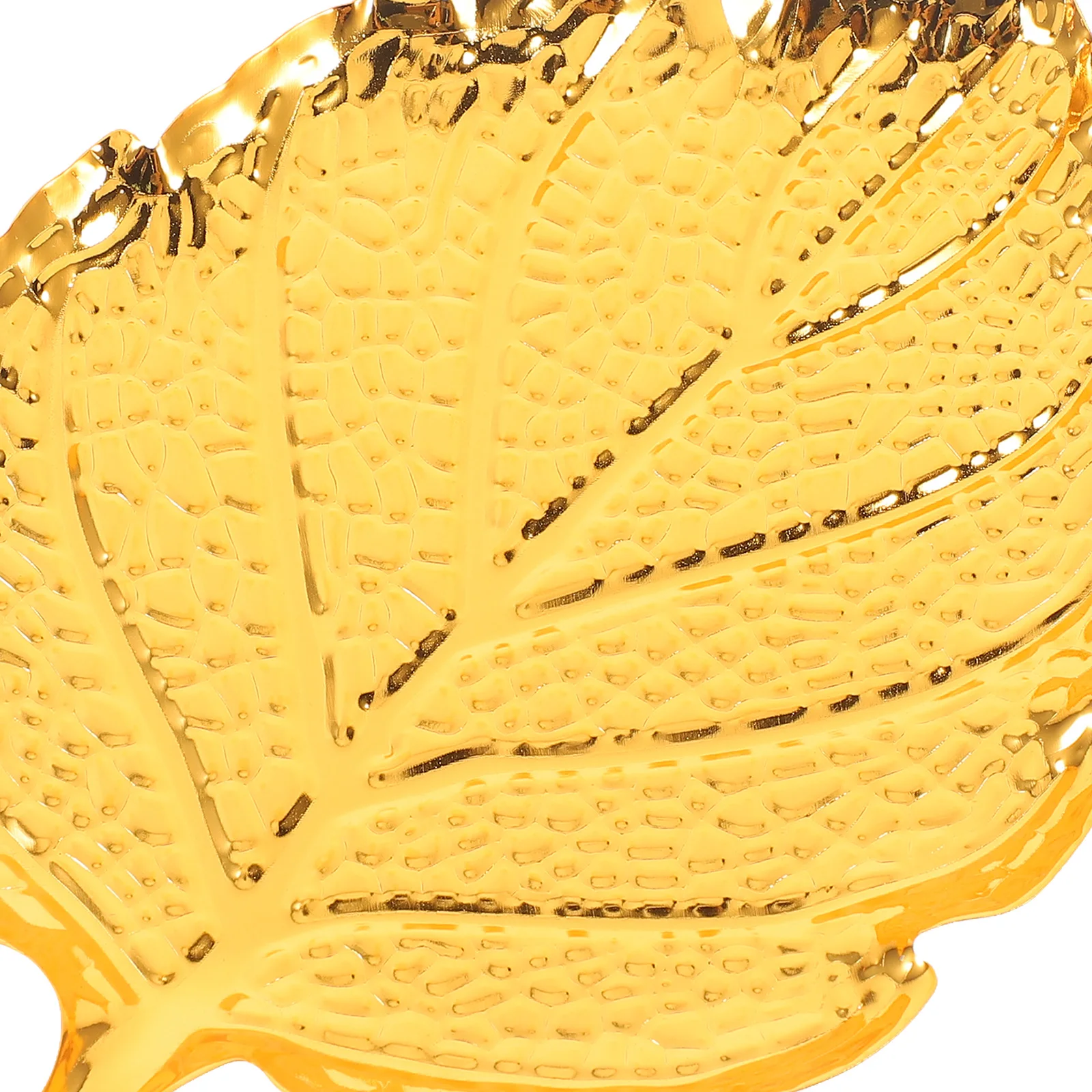 

Leaf Shaped Jewelry Dish Trinket Tray Ring Earring Necklace Holder Storage Plate Desktop Organizer Display Sundries Container
