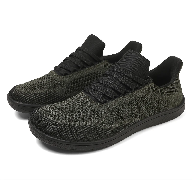 Men Women Slip On Mesh Wide Toe Shoes Minimalist Barefoot Zero Drop Wide Box Flat Shoes Casual Flats Plus Big Size 51 52 53 54