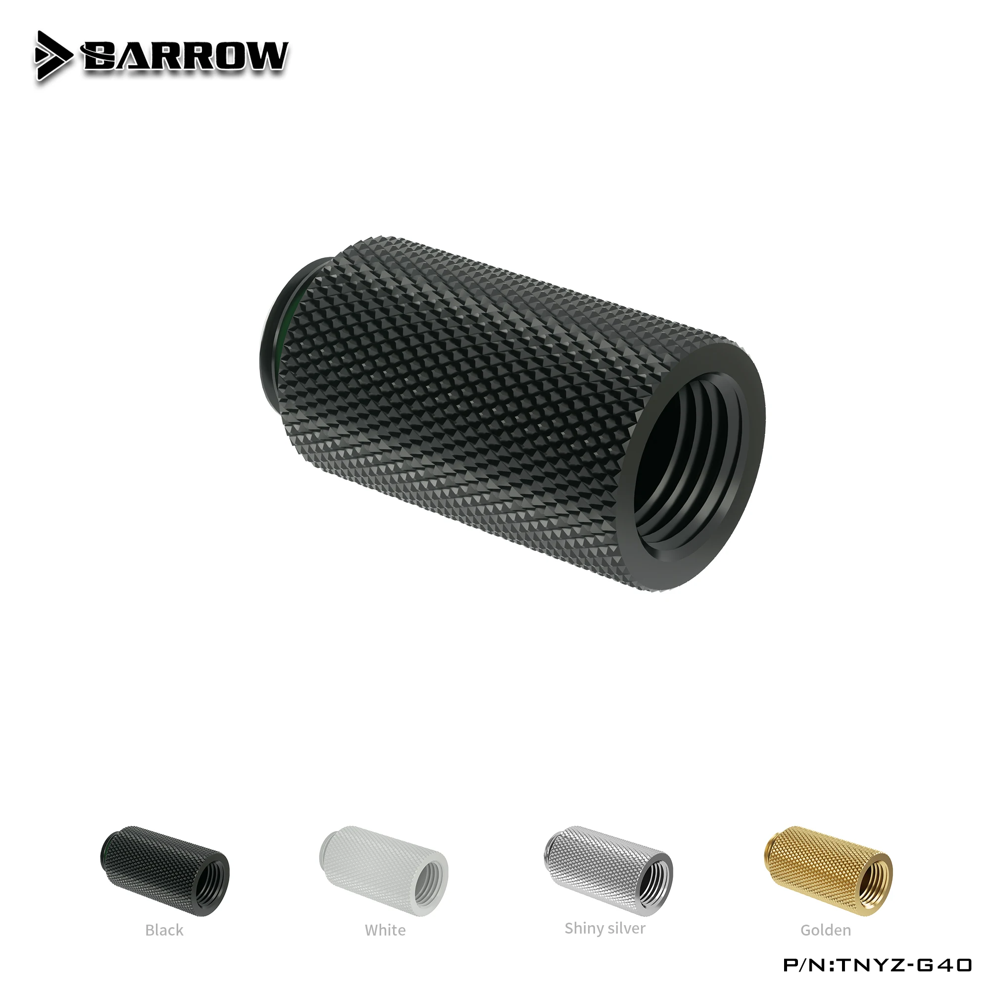 Barrow raffreddamento ad acqua serie TNYZ raccordo prolunga maschio-femmina, adattatore 7.5mm/10mm/15mm/20mm/30mm/40mm lunghezza G1/4 M2F