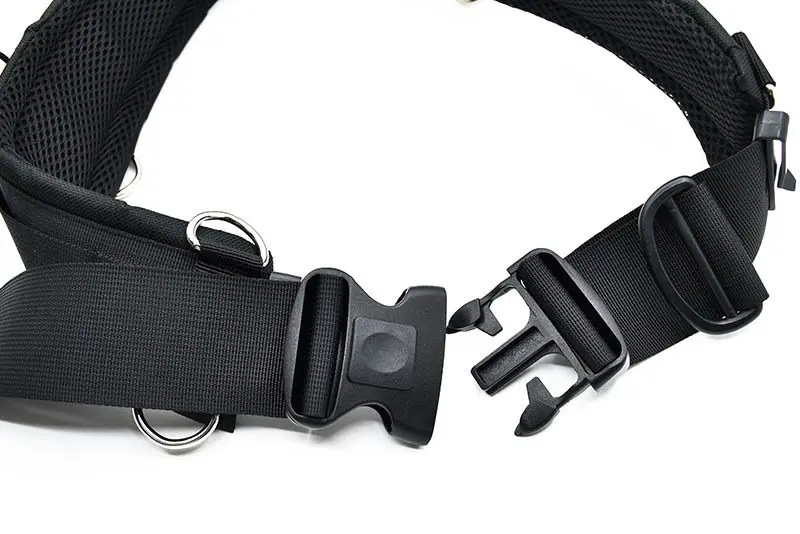 Professional photography tool belt for hanging Lens Bag Tripod