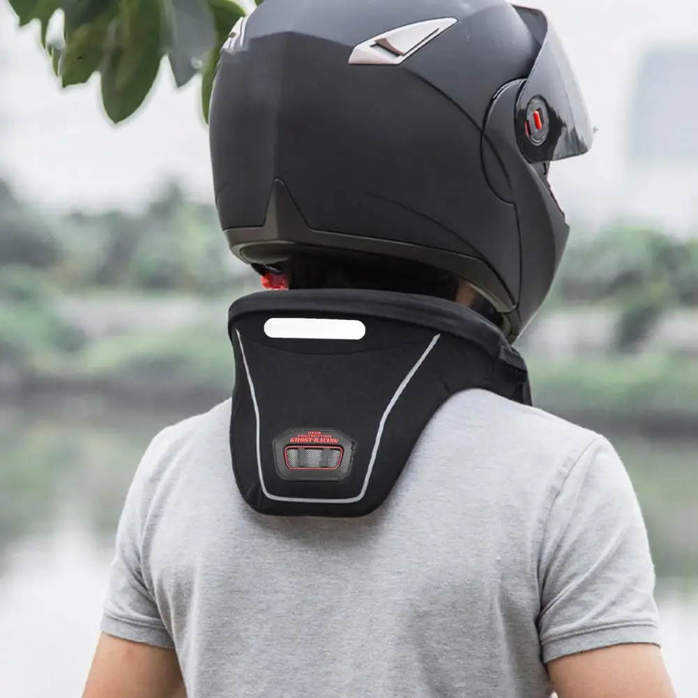 Praktische Fietsen Neck Ondersteuning Rits Anti-Shock Motorfiets Nek Brace Dikker Nek Bescherming Fietsen Neck Ondersteuning