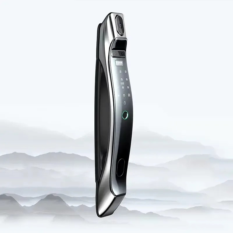 S919 2max Smart Tuya Lock Password Facial Recognition Fingerprint Door Lock with HD Camera Factory Price
