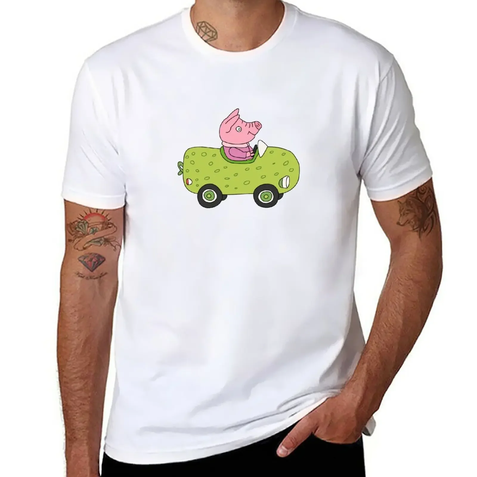 New Pickle Car, R. Scarry T-Shirt baggy shirts shirts graphic mens funny t shirts