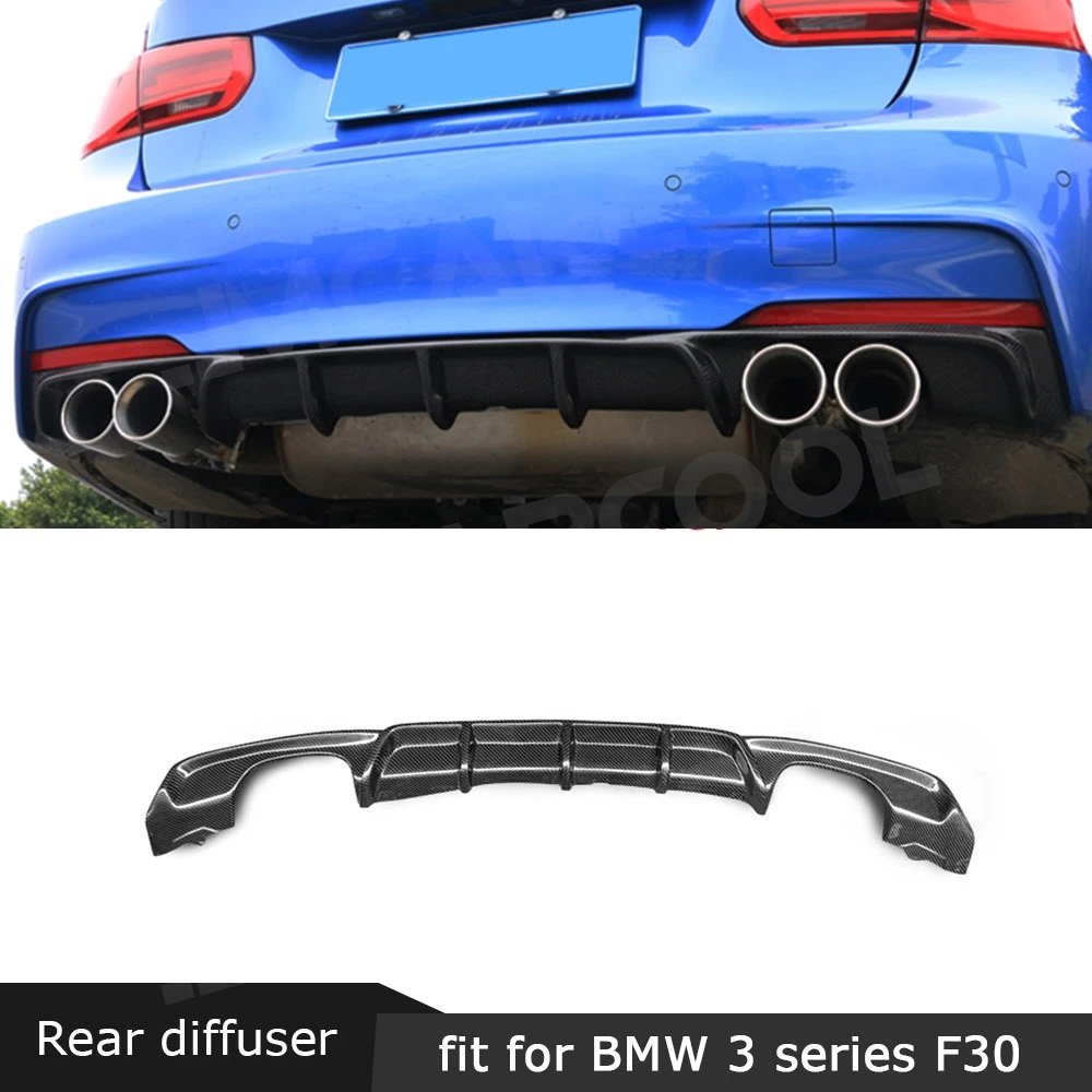 

Carbon Fiber Material Rear Bumper Lip Diffuser For BMW 3 Series F30 F35 320i 328i M Sport 2012 2013 2014 2015 2016 2017 2018