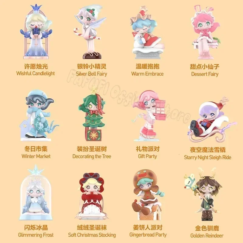 

POPMART AZURA Warm Christmas Mystery Figure Doll Blind Box Cute Anime Desktop Ornament Collection Toy Guess Bag