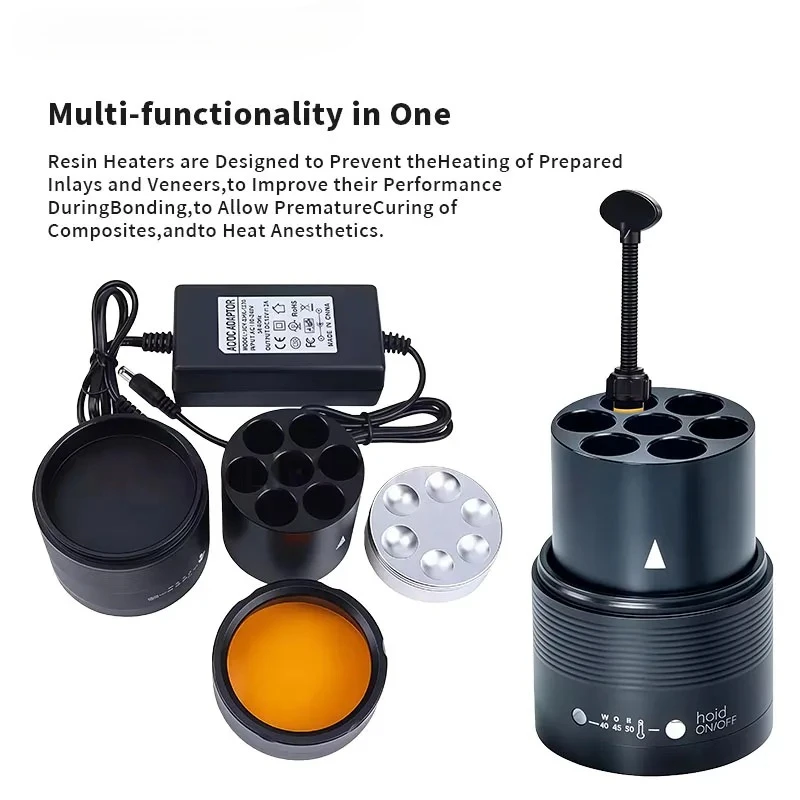 

Устройство для нагрева светоотверждаемой композитной смолы с регулируемой температурой для реставрации зубов и смягчения стоматологических материалов