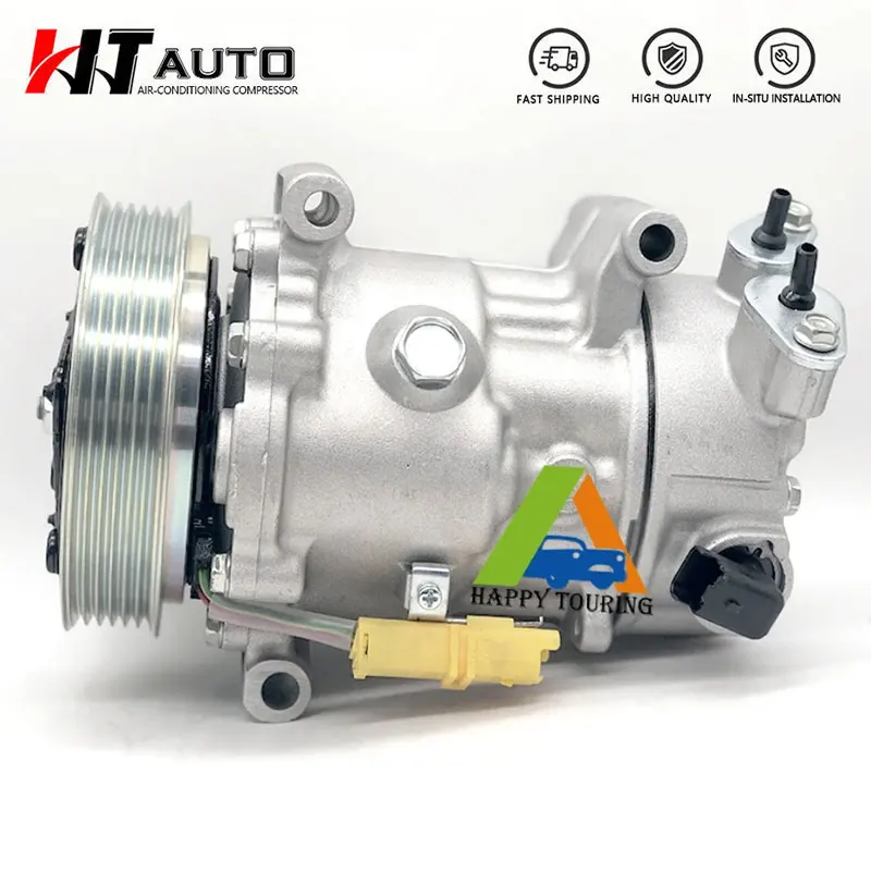 

SD6C12 6C12 AC Compressor for Peugeot 207 CC 1.6 2008 9822826880 9651910980 9659875780 9670318880 9671216280 9678656080 96786560