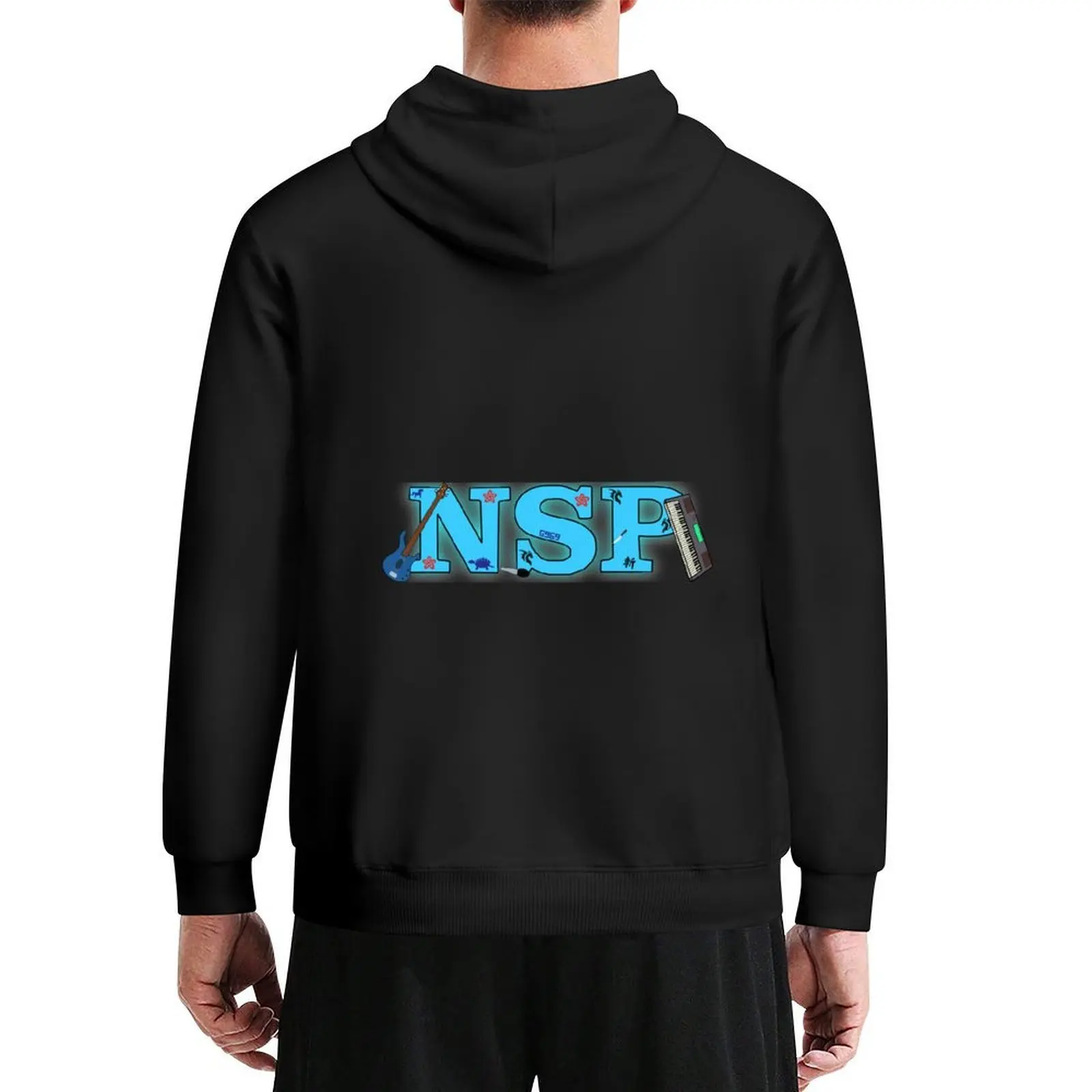 

NSP Fan Logo Hoodie men's sweat-shirt men's coat anime clothes winter clothes new in hoodies and blouses