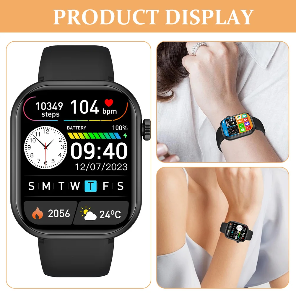 

Outdoor Sport Smartwatch Fitness Device Activity Monitoring Wristband Calls Notifications Health