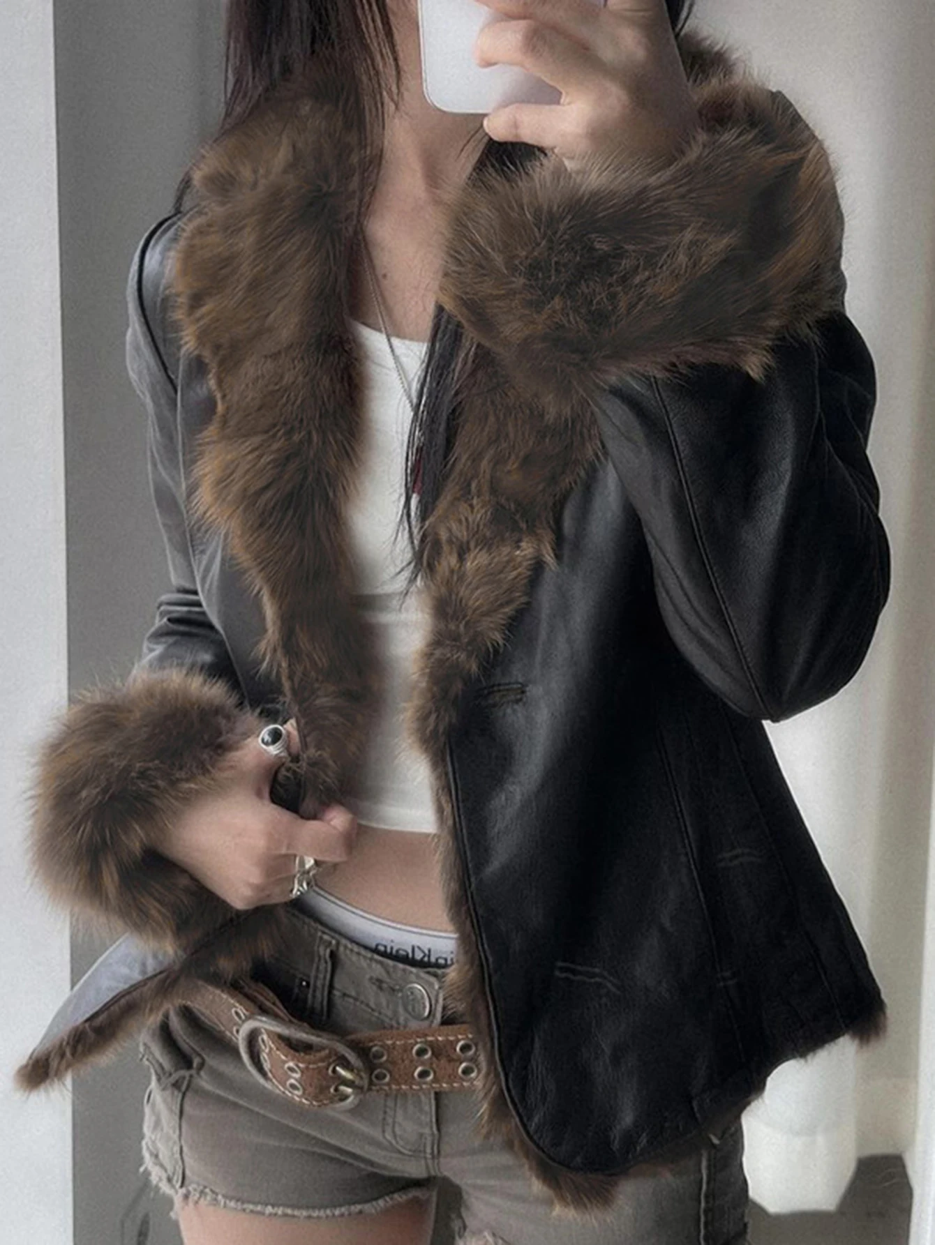 

Женские легкие куртки с открытым передом и длинными рукавами с лацканами, повседневная модная осенняя однотонная рабочая верхняя одежда