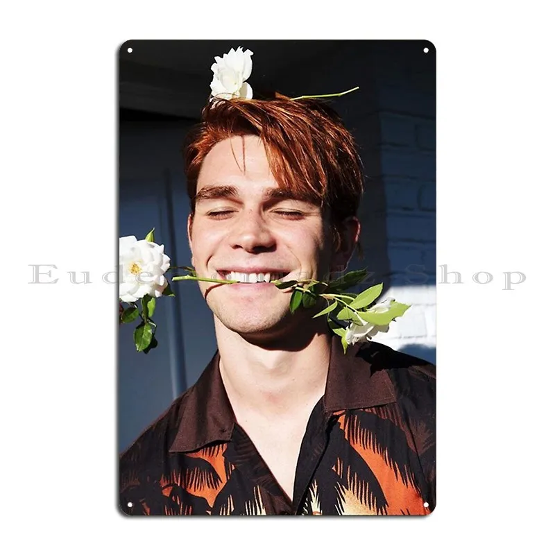 Kj Apa Metal Plaque Poster Wall Decor Club Designs Cave Pub Tin Sign Poster